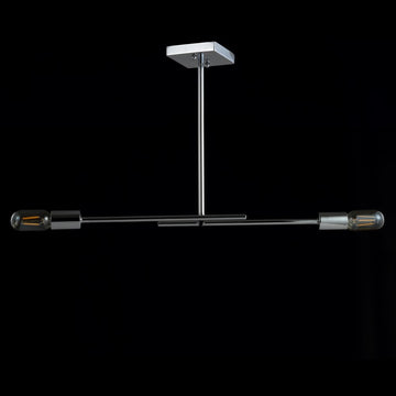 Turing 30.5" Adjustable Metal LED Linear Pendant - JONATHAN Y